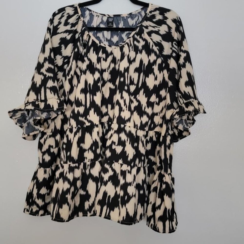 NWOT | Shein Curve Peplum Blouse | Size 4XL